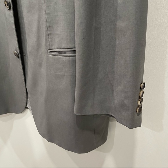 Hugo Boss Three Button Grey Scorsese Movie Suit Blazer Jacket Size 44 Regular - Picture 4 of 9
